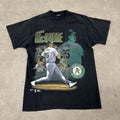 Vintage MLB T-Shirt Mark McGwire Home Run King 90s Oakland A's Mens L
