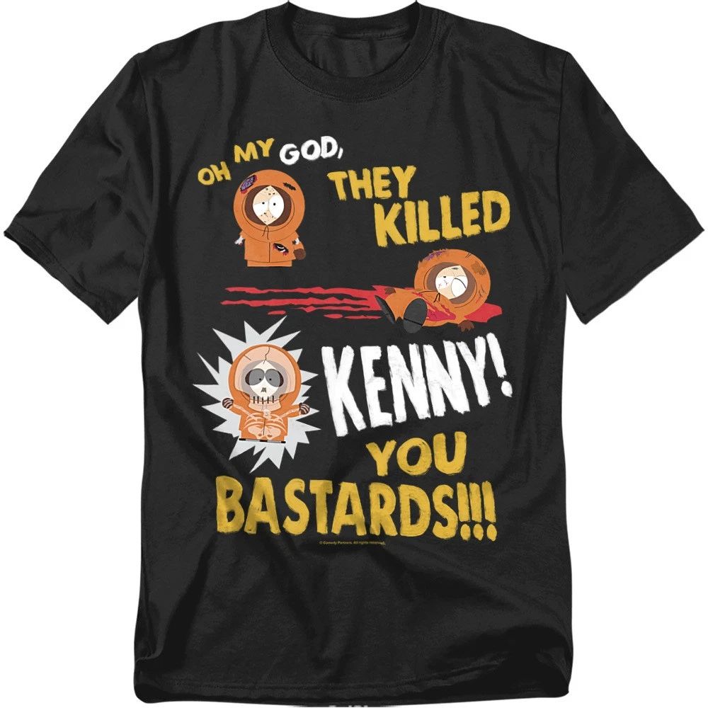 South Park Dead Kenny T-Shirt S-5XL, Black