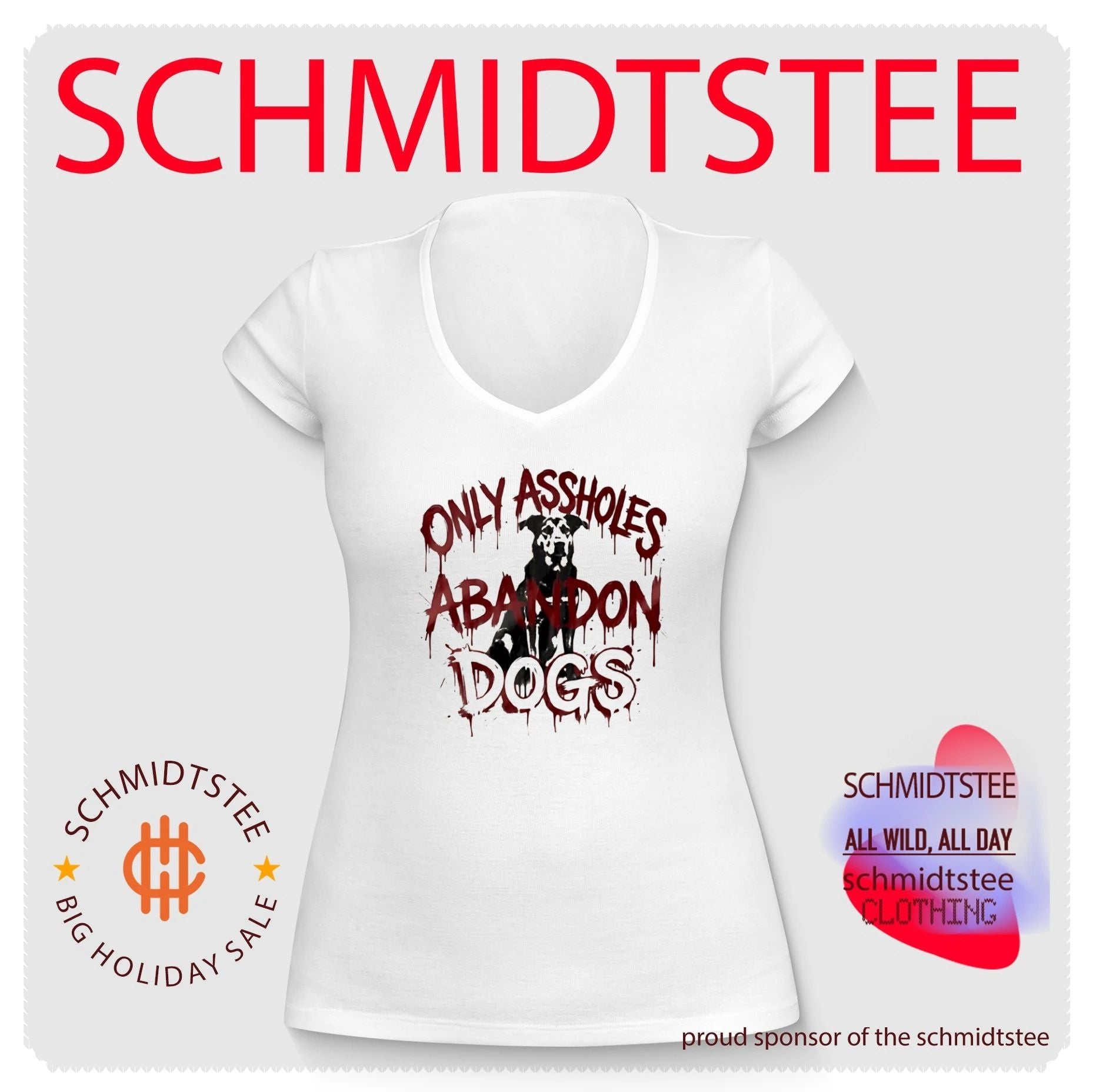 Only Assholes Abandon Dogs dog rescue animal welfare shirt