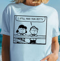 I Still Miss Tom Petty T-Shirt | Peanuts Style Comic Tee, Classic Rock Shirt