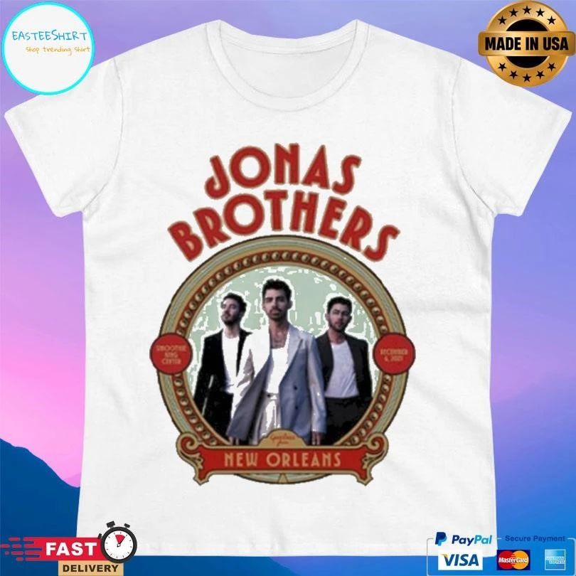 Jonas Brothers Smoothie King Center New Orleans La Dec 6 2025 T-shirts