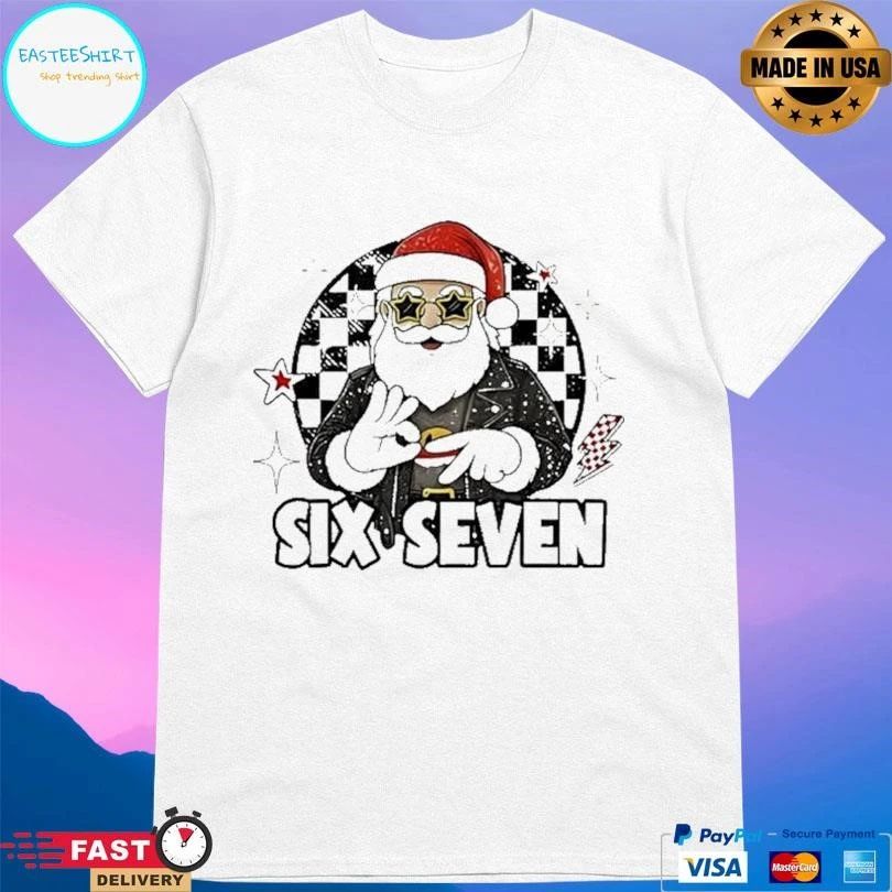 67 Meme Xmas Six Seven Santa Christmas 2025 T-shirts