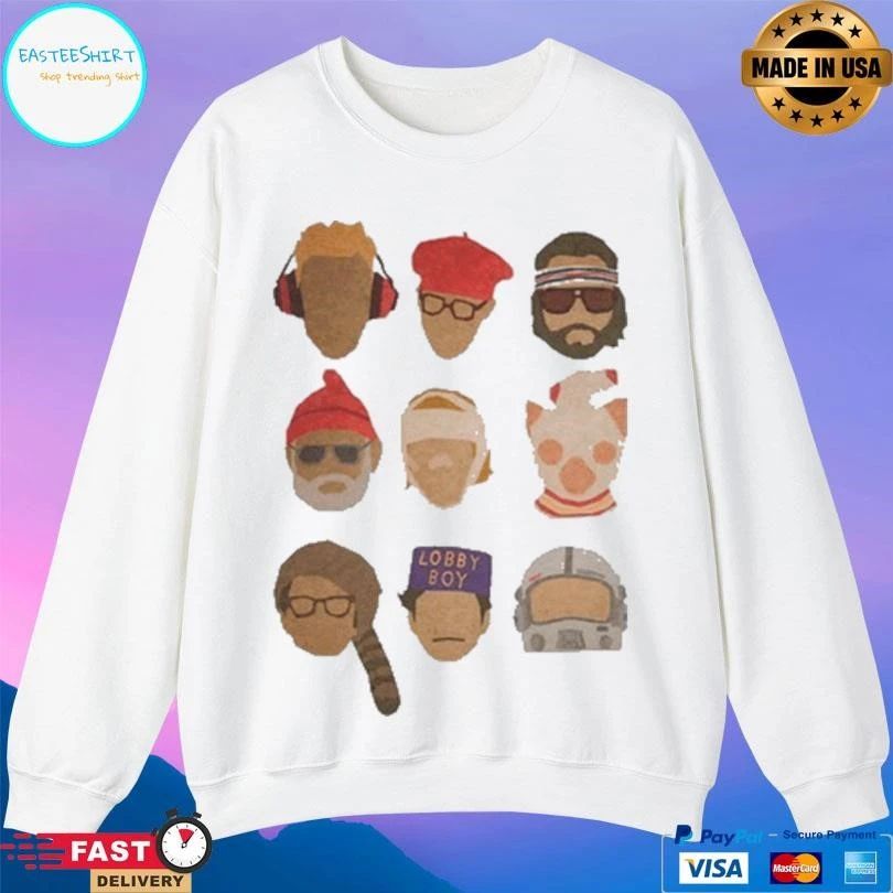Wes Anderson Hats T-shirts