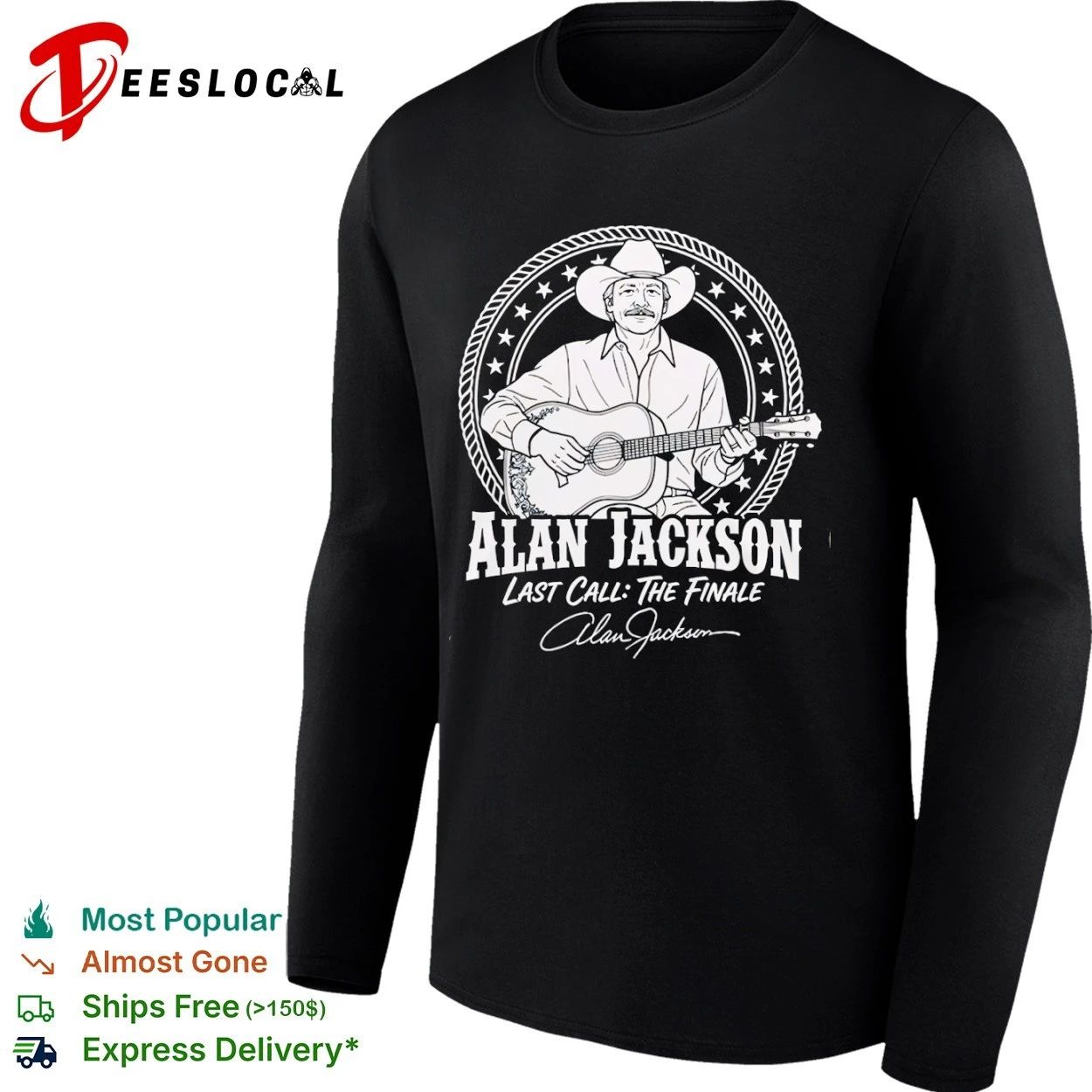 Alan Jackson Last Call The Finale Country Music T-shirt