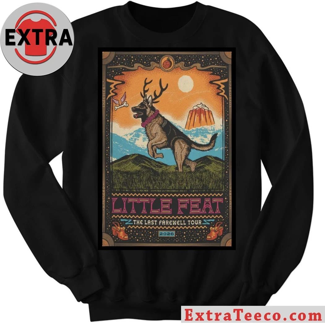 Little Feat The Last Farewell Tour 2026 Poster Shirt