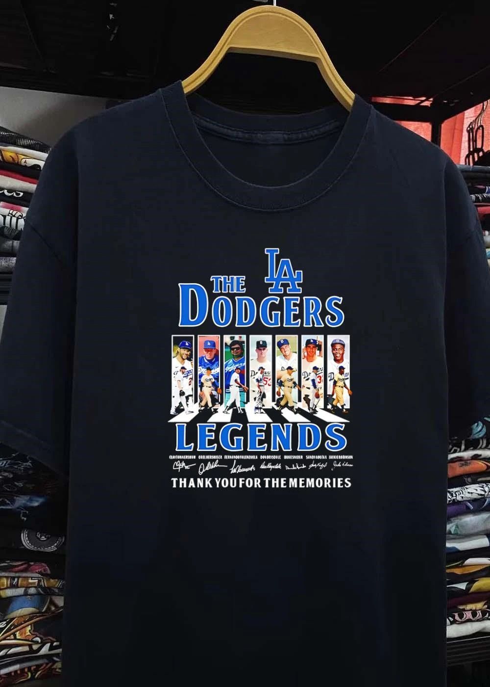 Clayton Kershaw Orel Hershiser Fernando Valenzuela Don Drysdale Duke Snider Sandy Koufax Jackie Robinson The LA Dodgers Legends Shirt
