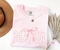 Pink Bow Mama Cute Comfort Tee