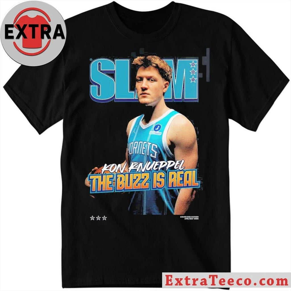Kon Knueppel Charlotte Hornets SLAM 261 Cover The Buzz Is Real 2026 T-Shirt