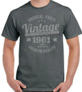 65th Birthday T-Shirt 1961 Mens Funny Distressed 64 Vintage Year Premium Quality