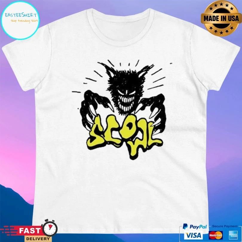 Scowl Scary Cat T-shirts