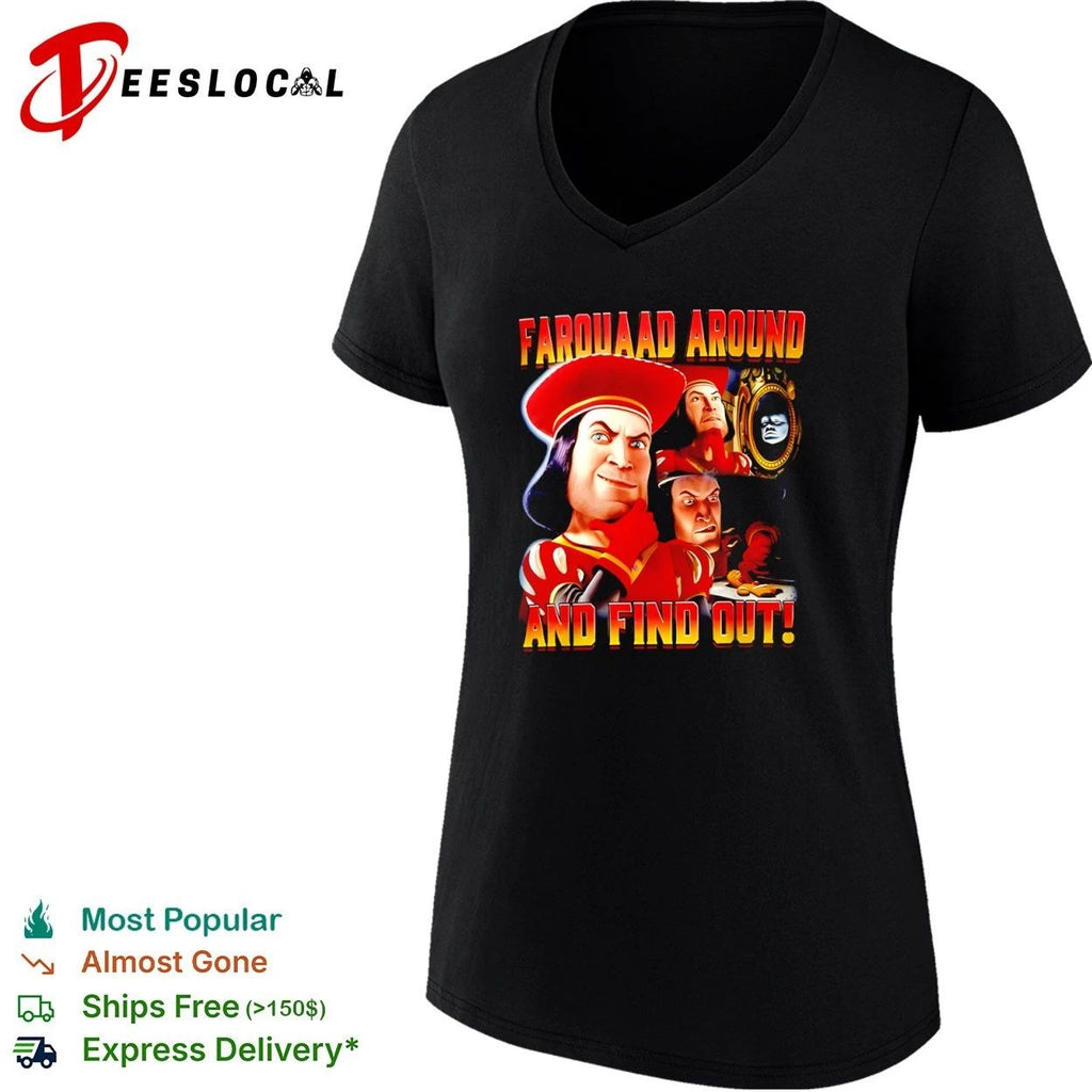 Farquaad Around and Find Out Shrek Gingerbread Man T-shirt