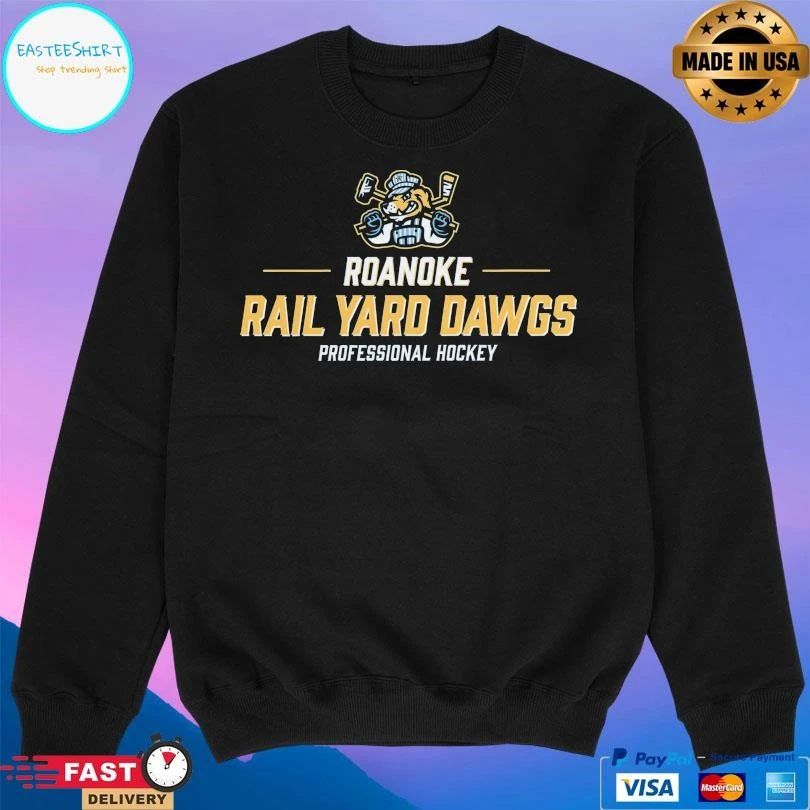 Roanoke Rail Yard Dawgs Professional Hockey T-shirts