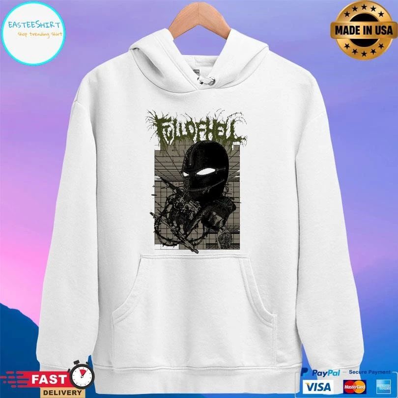Full Of Hell Zipper Mask T-shirts