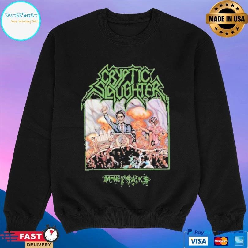 Cryptic Slaughter Money Talks T-shirts