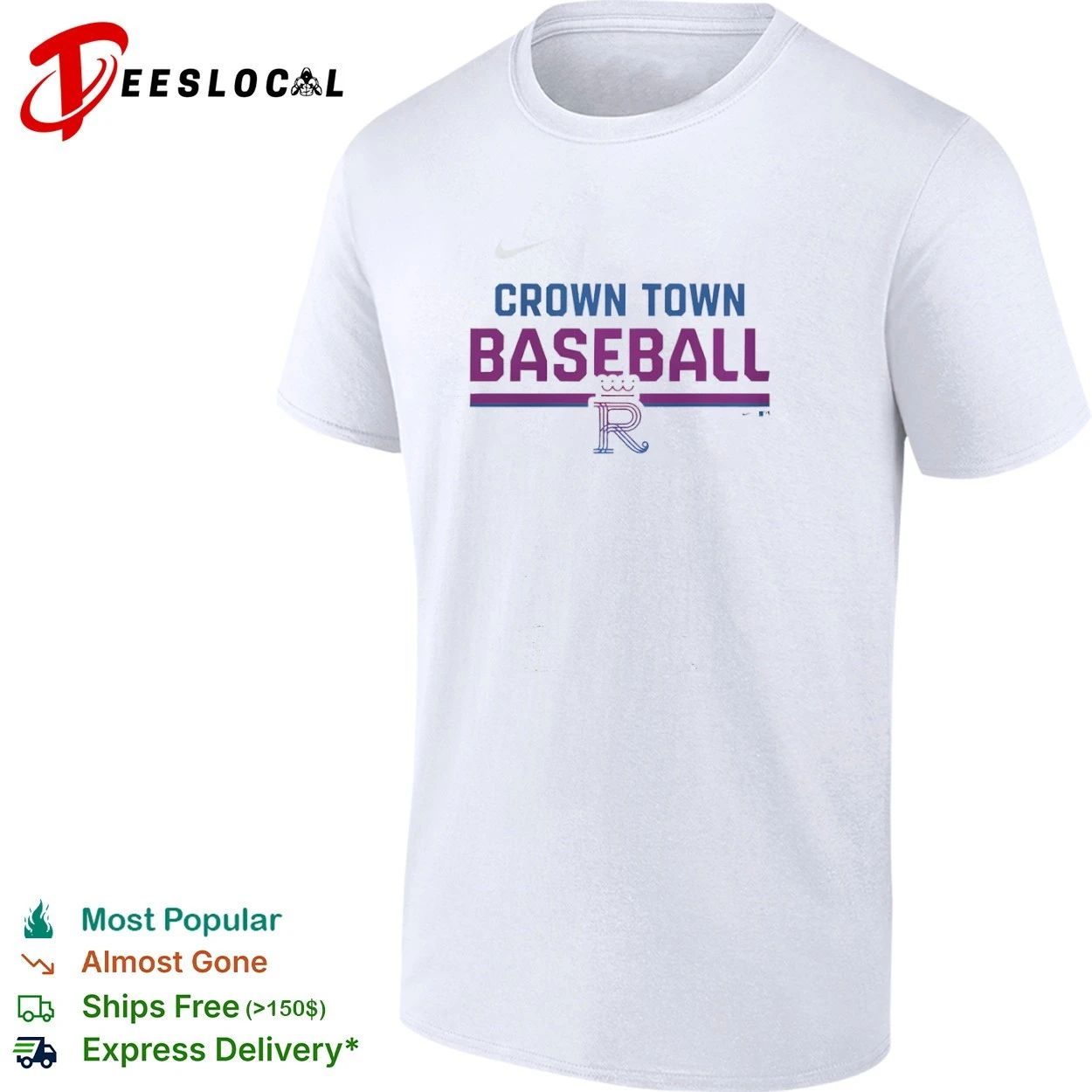Crown Town Baseball Kansas City Royals T-shirt