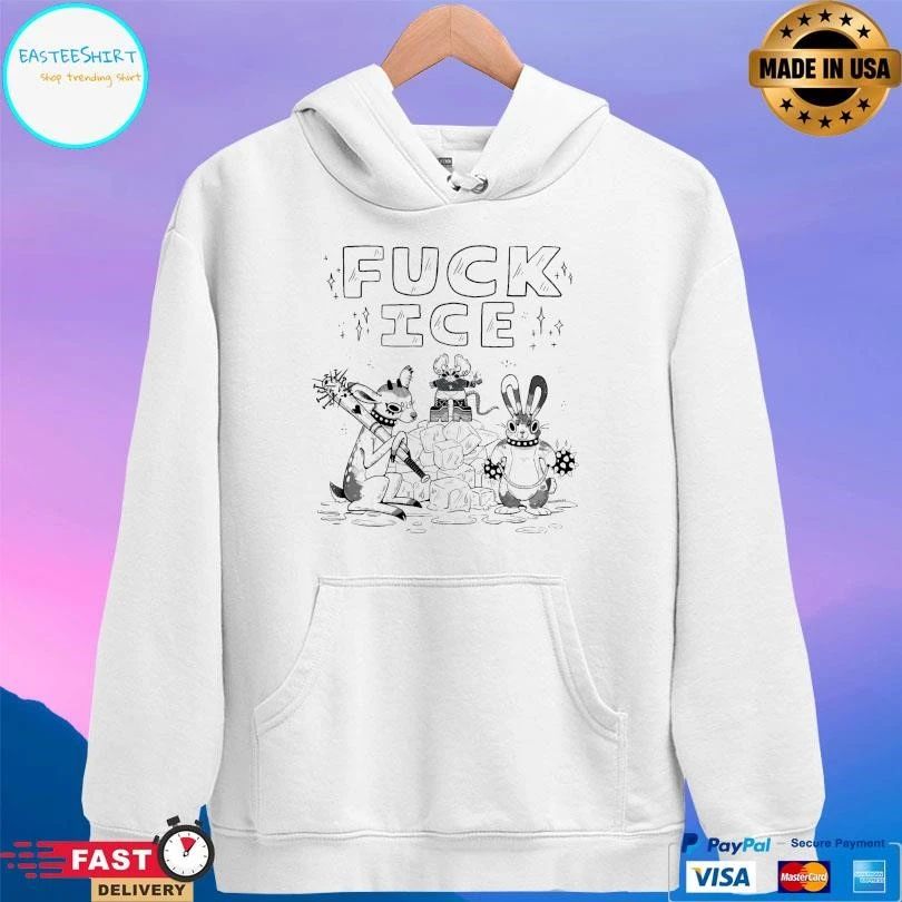 Anti Fuck Ice Gecko Sketch T-shirts