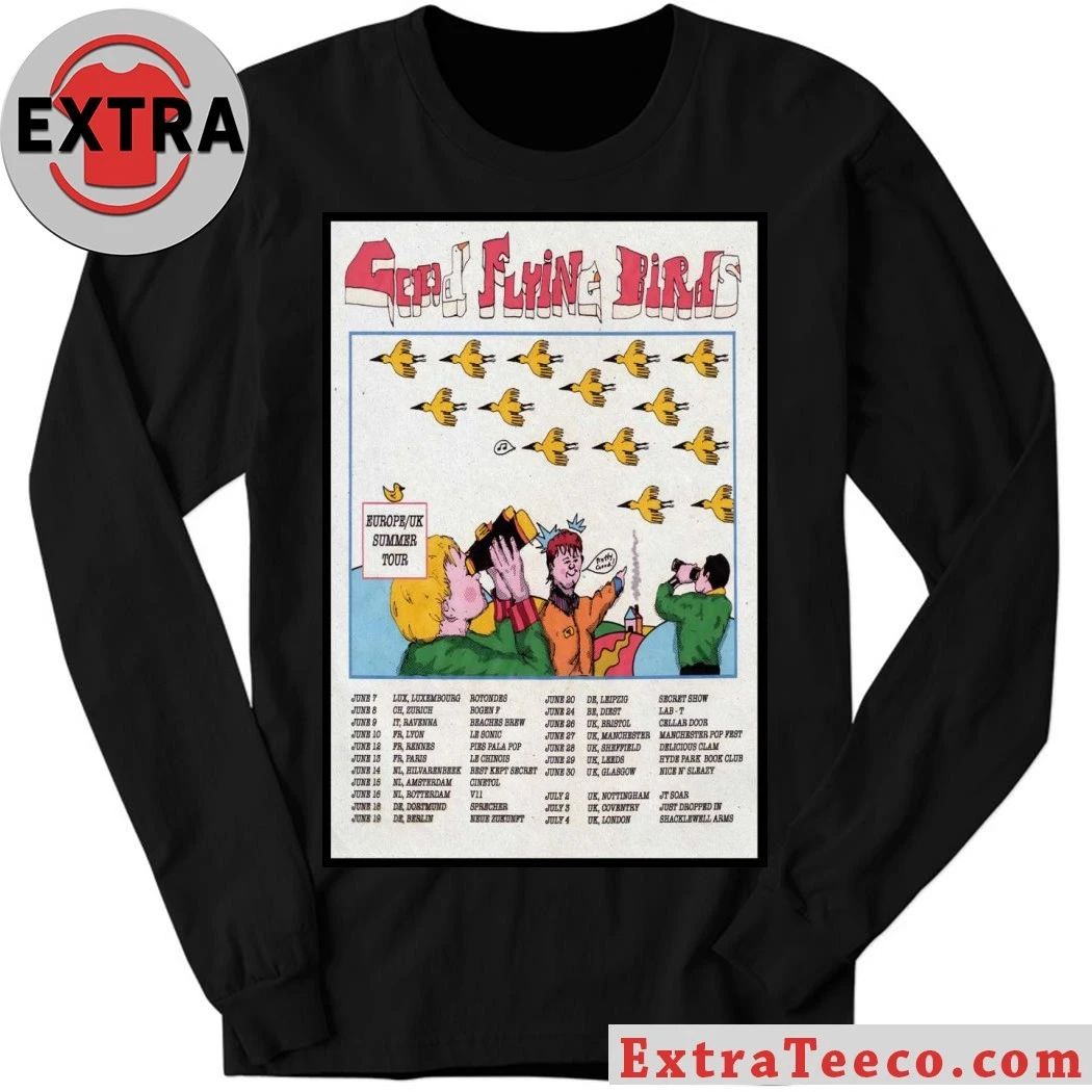 Good Flying Birds Summer EU UK Tour 2026 Poster Shirt