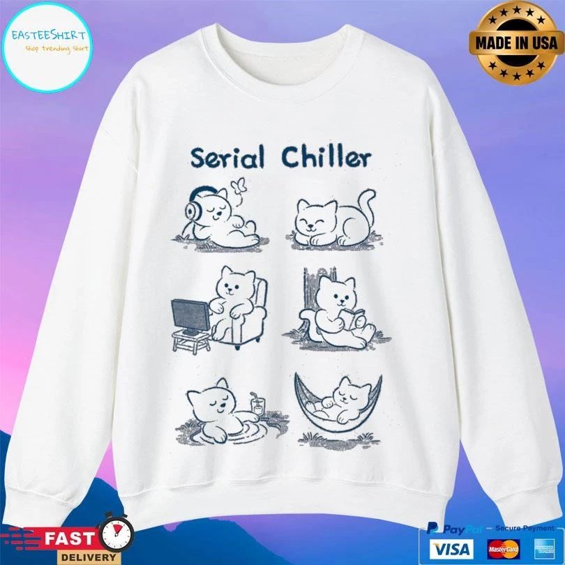 Serial Chiller Cat T-shirts