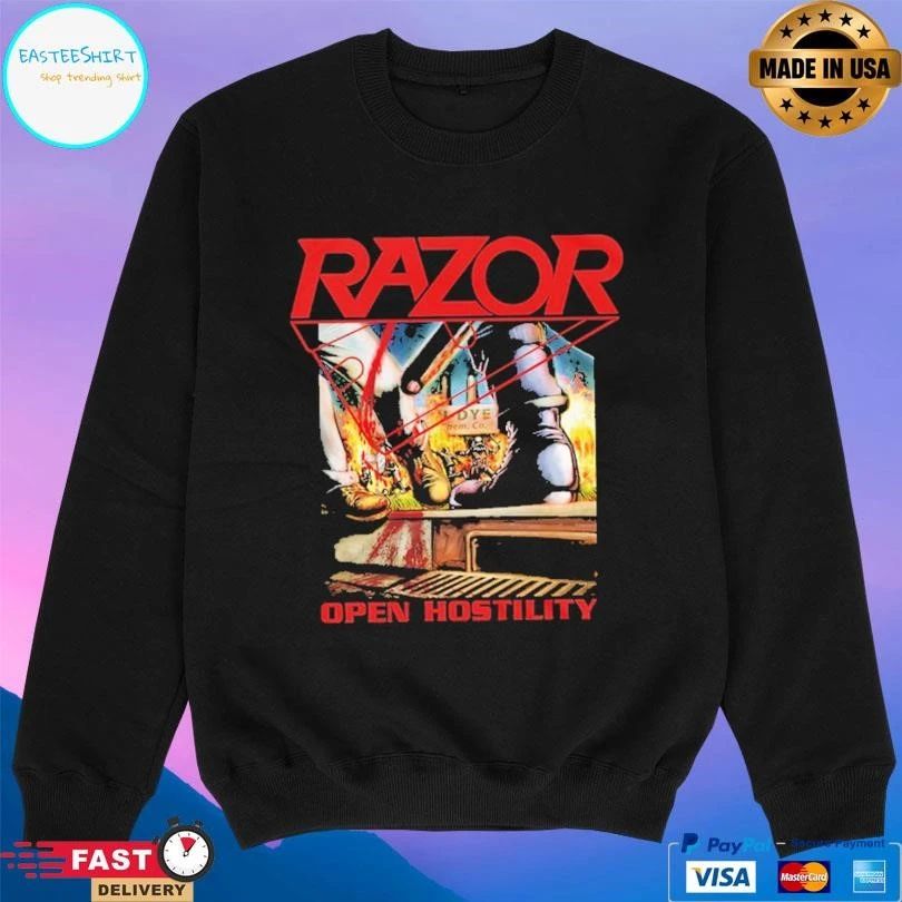 Razor Open Hostility T-shirts