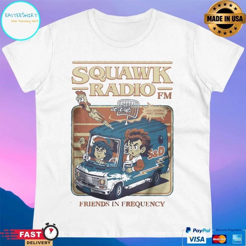 Squawk Radio Fm Friends In Frequency T-shirts