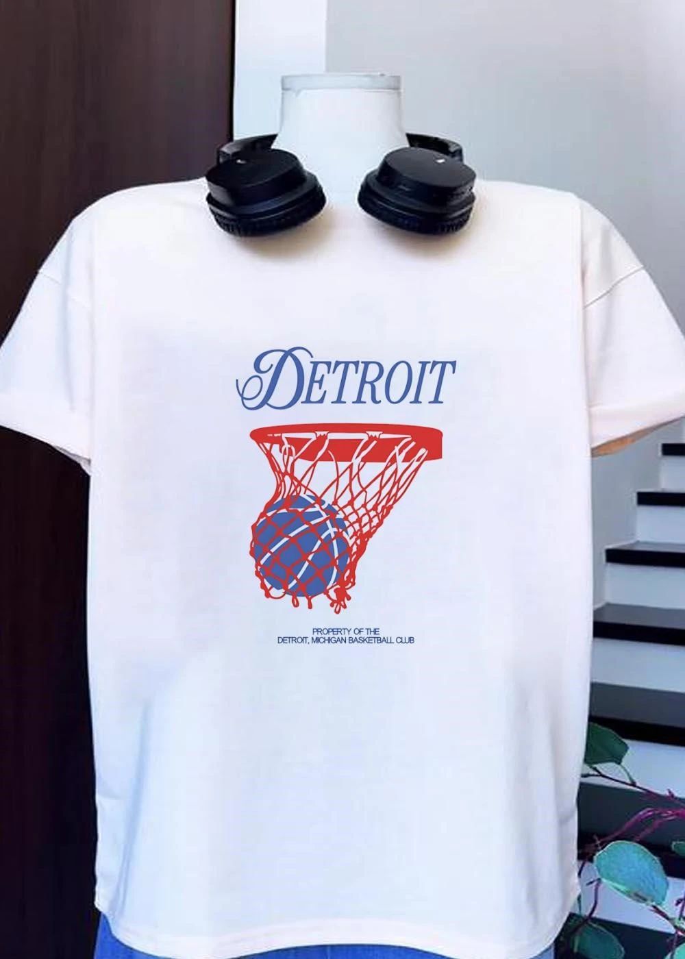 Property of the Detroit Michigan Basketball Club Detroit Basketball Shirt