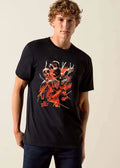 Five Nights At Freddys Skeletal Animatronic Fiery Paint Splatter shirt
