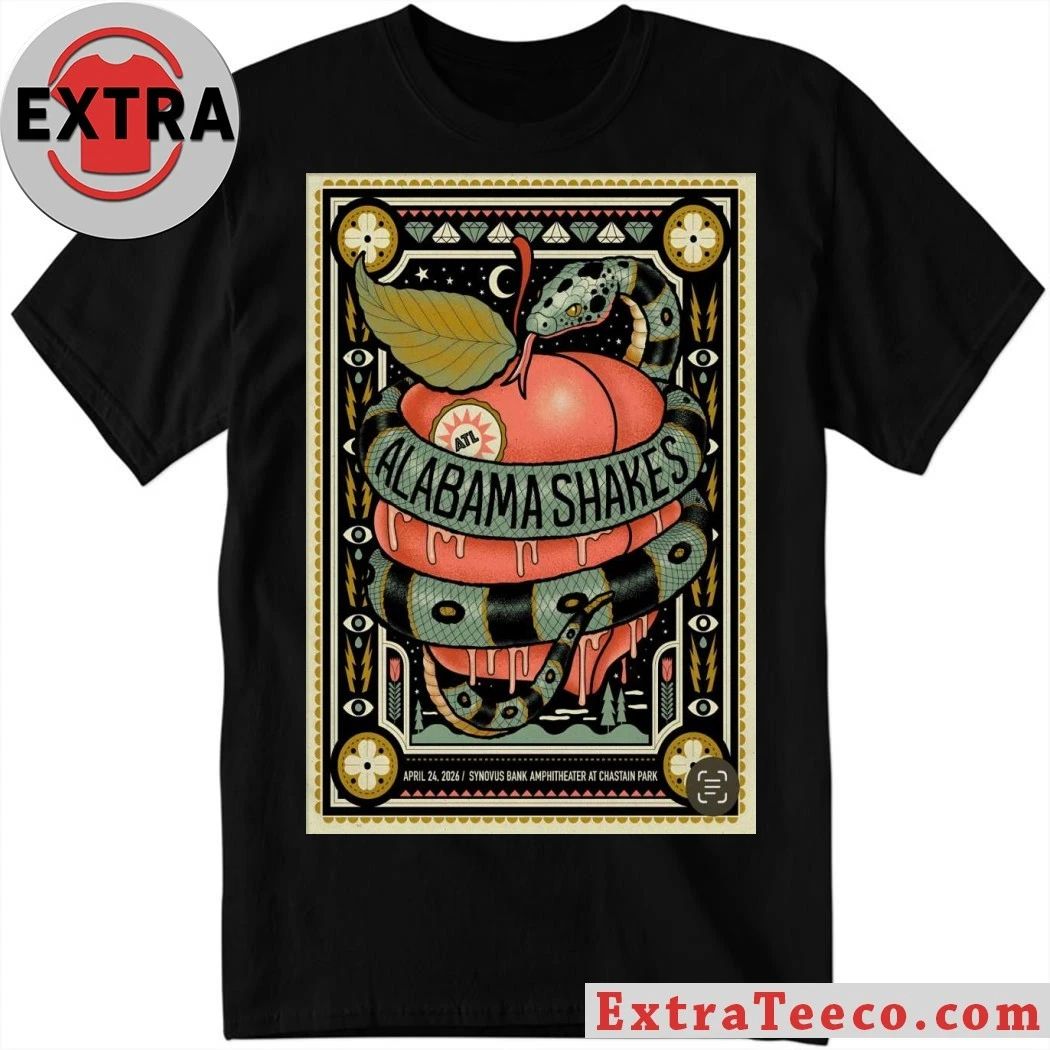Alabama Shakes Apr 24 2026 Synovus Bank Amphitheater At Chastain Park Atlanta, GA Poster Shirt