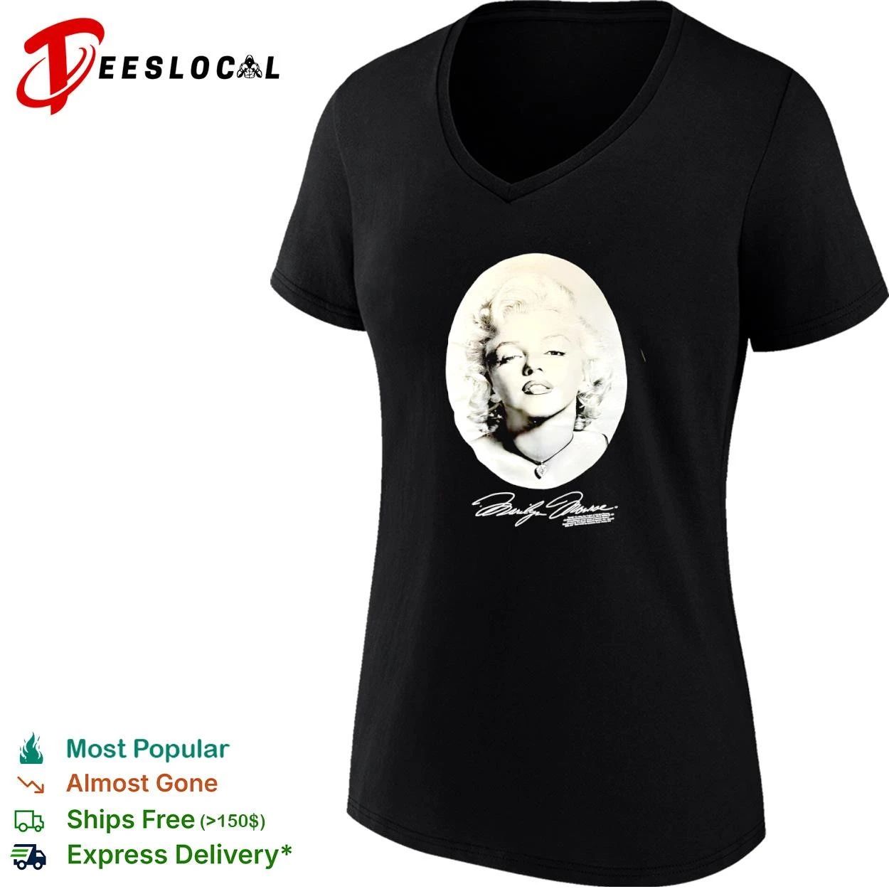 Marilyn Monroe Portrait Hollywood Icon T-shirt