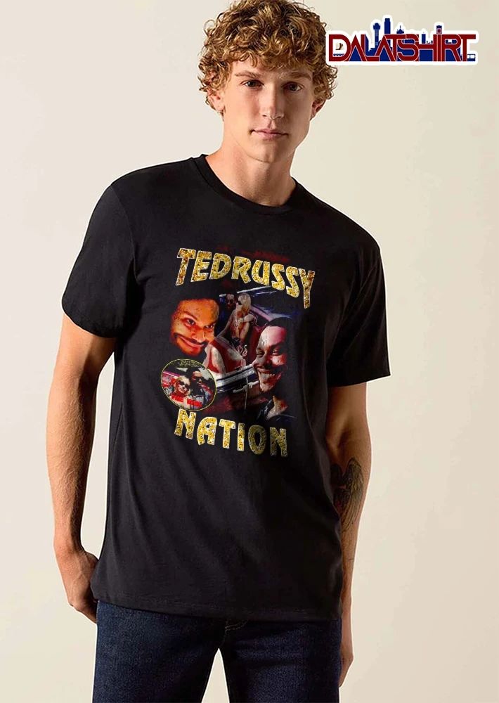 Tedrussy Nation The Idol Creepy Smile Photo Collage Bootleg shirt