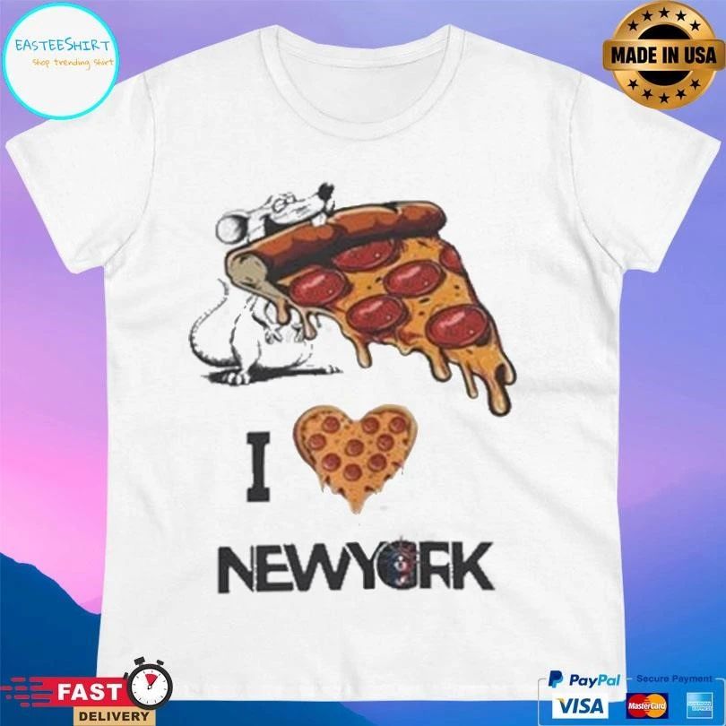 Pizza I Love New York Rat T-shirts