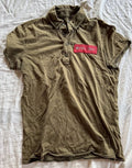 Diesel Polo Shirt S Khaki Simple Men's Casual Japan