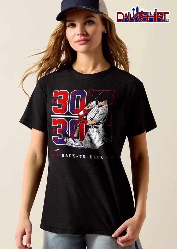 Hr 30 Sb Back To Baseball Batter Swinging Player Sliding Headfirst shirt