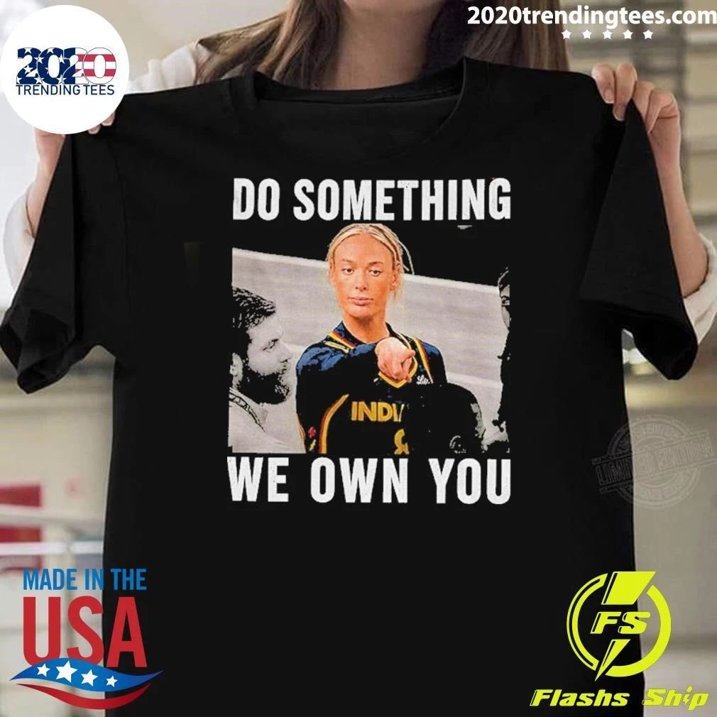 Sophie Cunningham Point God Indiana Fever Wnba 2026 Do Something We Own You Shirt