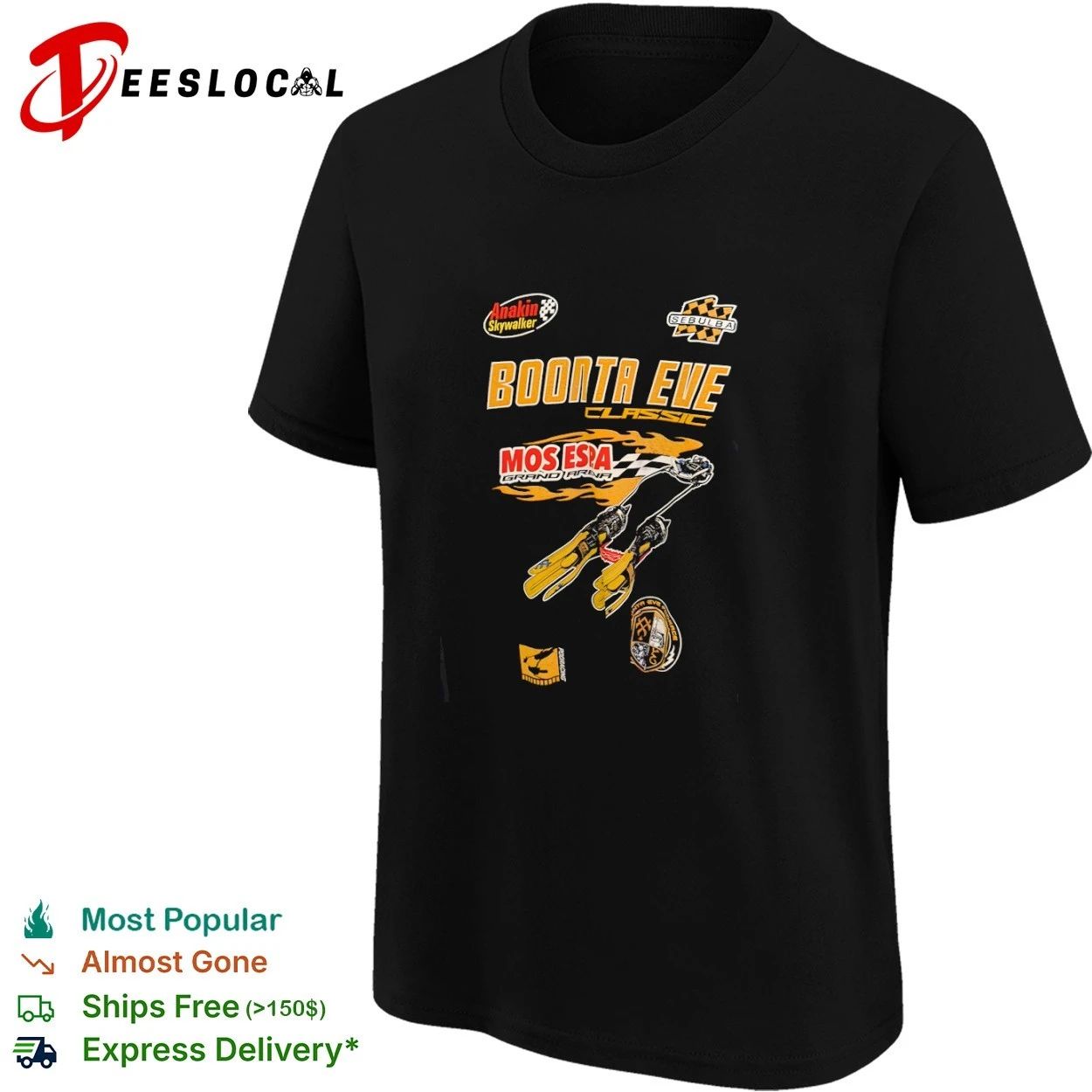 Anakin Skywalker Sebulba Boonta Eve Classic Mos Espa Grand Arena Podracing T-shirt