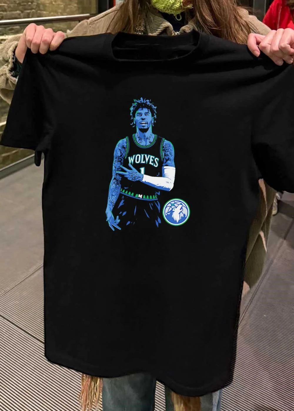 Anthony Edwards Minnesota Timberwolves Wolves 1 Basketball T-Shirt
