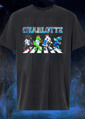 Charlotte Mascots Abbey Road Walk Carolina Panthers Knights FC Hornets shirt