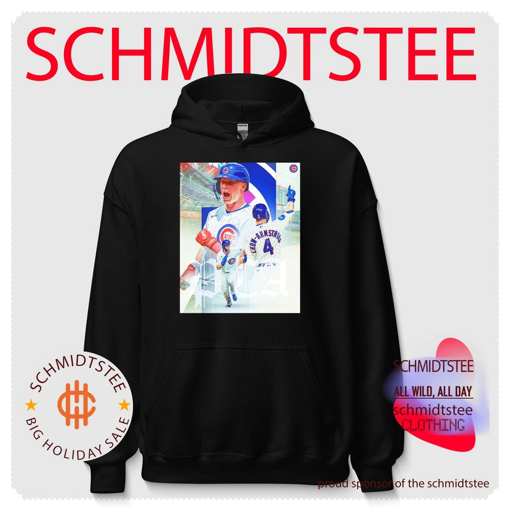 Chicago Cubs Pete Crow Armstrog in multiple action poses shirt