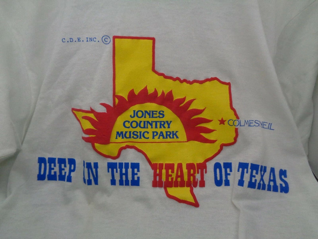 Vintage 80's  Rare George Jones   Jones Country T Shirt M-or-3X