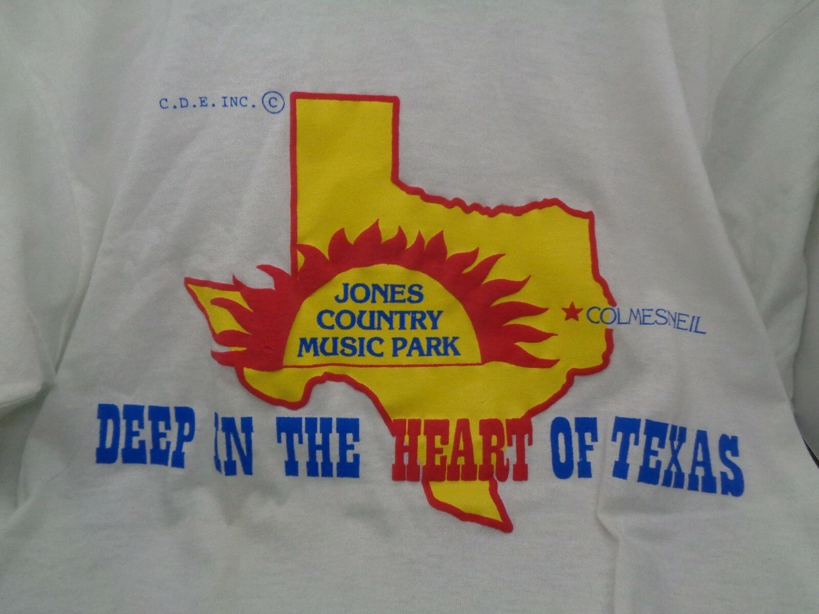Vintage 80's  Rare George Jones   Jones Country T Shirt M-or-3X