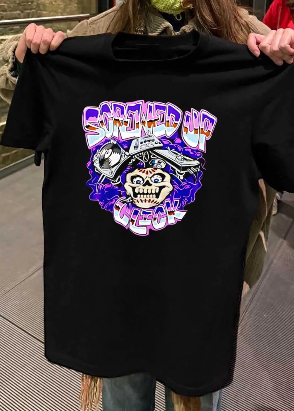 Screwed Up Click DJ Equipment Skull Music Apparel shirt