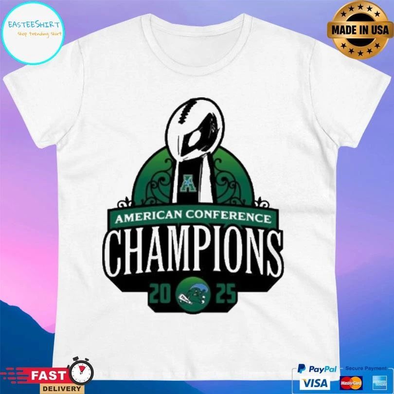 Tulane Green Wave 2025 American Conference Champions New Logo T-shirts
