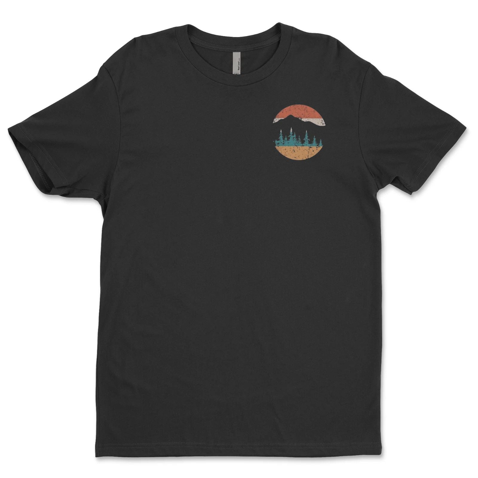 Custom T-Shirt Mountains/ Unisex Soft Style T-Shirts, Next Level- Cotton