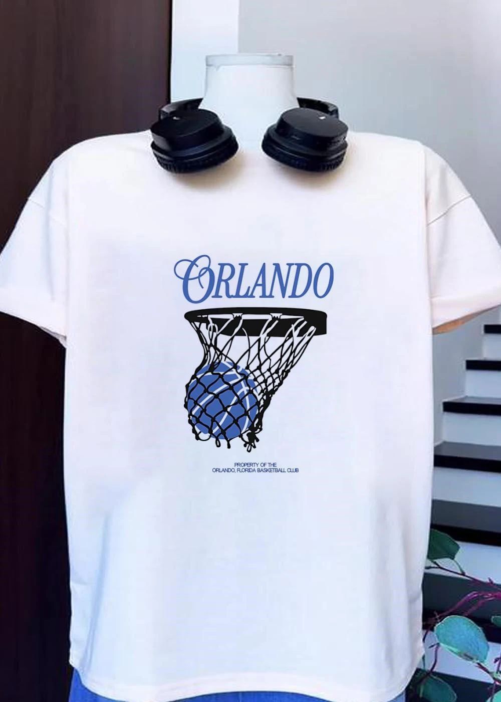 Property of the Orlando Florida Basketball Club Orlando Basketball Net shirt