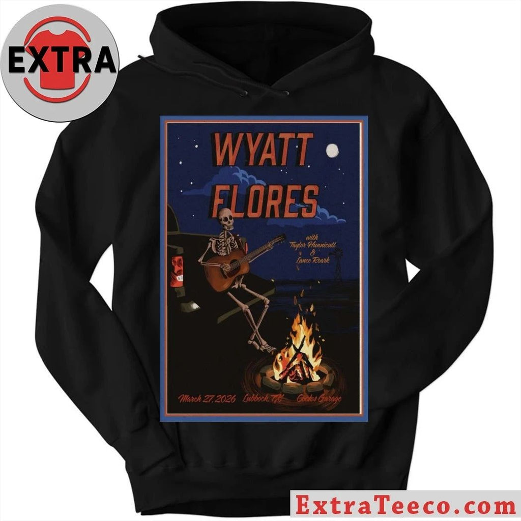 March 27 2026 Wyatt Flores Lubbock Concert Poster Shirt