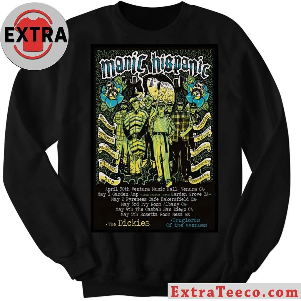 Manic Hispanic American Tour 26 Poster Shirt