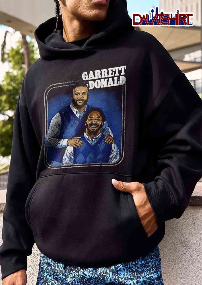 Myles Garrett Aaron Donald Step Brothers Parody Sweater Vests Caricature Distressed shirt