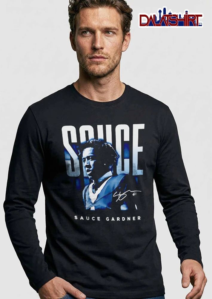 Sauce Gardner Player Monochrome Dark Portrait Signature shirt