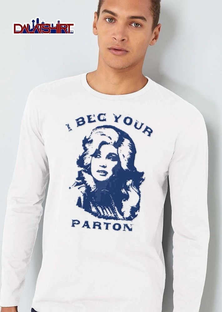 I Beg Your Parton Dolly Country Singer Distressed Halftone Portrait shirt