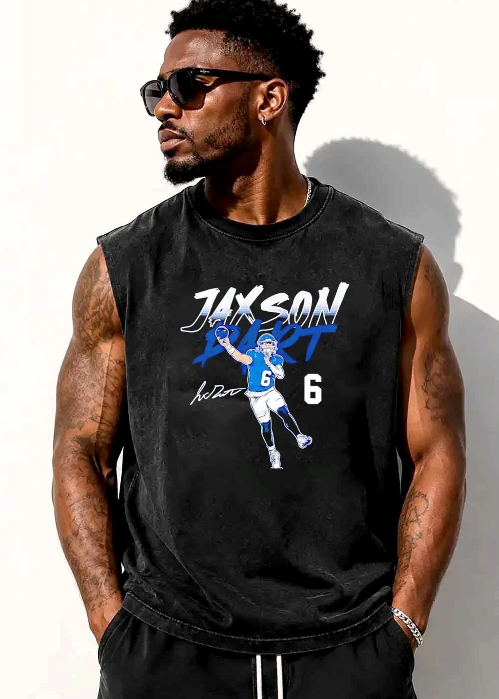 Jaxson Dart Number 6 Quarterback Throwing Football Brush Line Art shirt