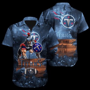 Personalized Tennessee Titans Island Warrior Hawaiian Shirt